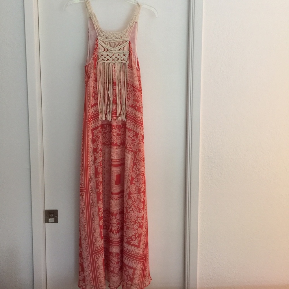 Zara Floral Boho Maxi Dress